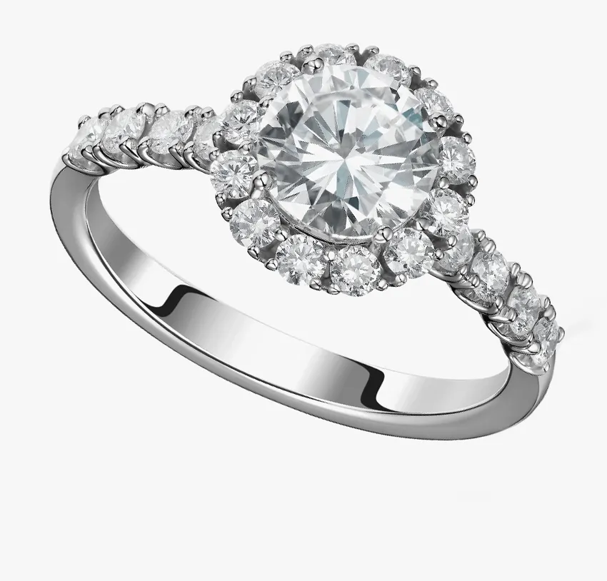 Sols bespoke diamond engagement ring